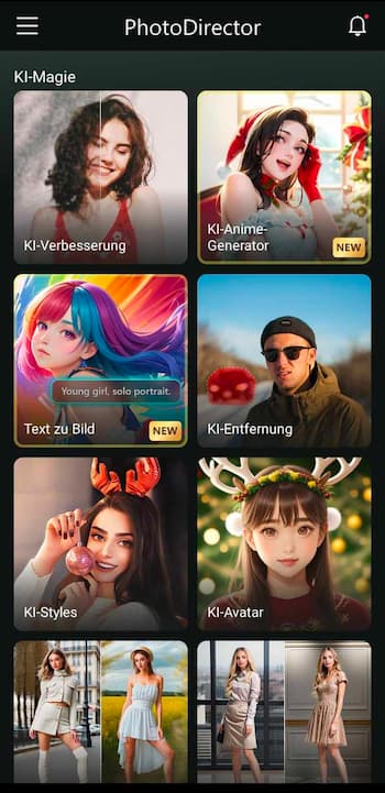 PhotoDirector - Beste KI-Foto-App